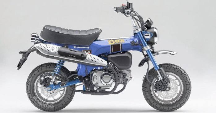 Honda DAX125 สีน้ำเงินใหม่ Pearl Glittering Blue