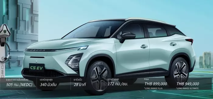 ประสิทธิภาพ OMODA C5 EV ปี 2024